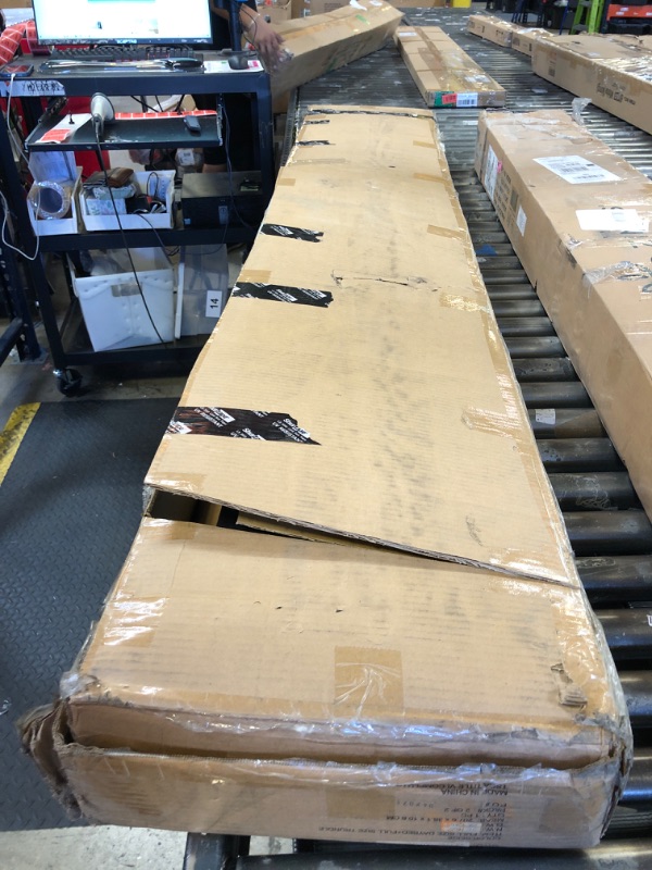 Photo 1 of ACQCA Full Size Daybed with Trundle,Upholstered Day Bed Frame with Button Tufted Backrest and Wood Slat Support, Nailhead Decorated Armrest,No Box Spring Needed,Beige