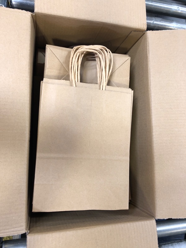 Photo 3 of 100 PCS KRAFT PAPER BAGS 