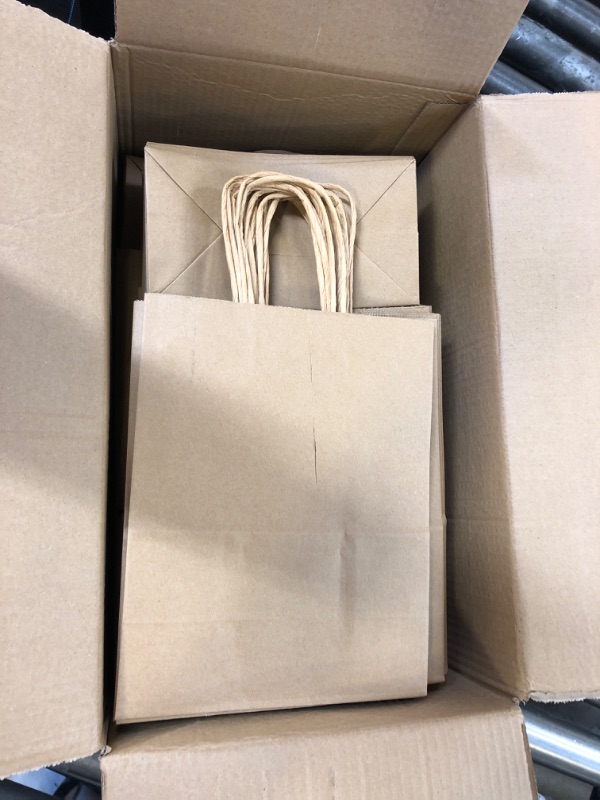 Photo 2 of 100 KRAFT PAPER BAGS 