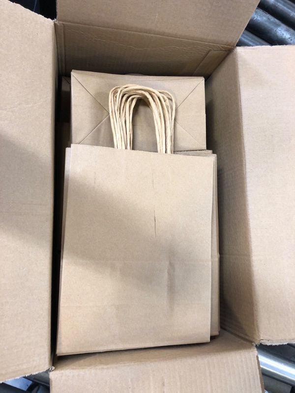 Photo 2 of 100 pcs kraft paper bags 