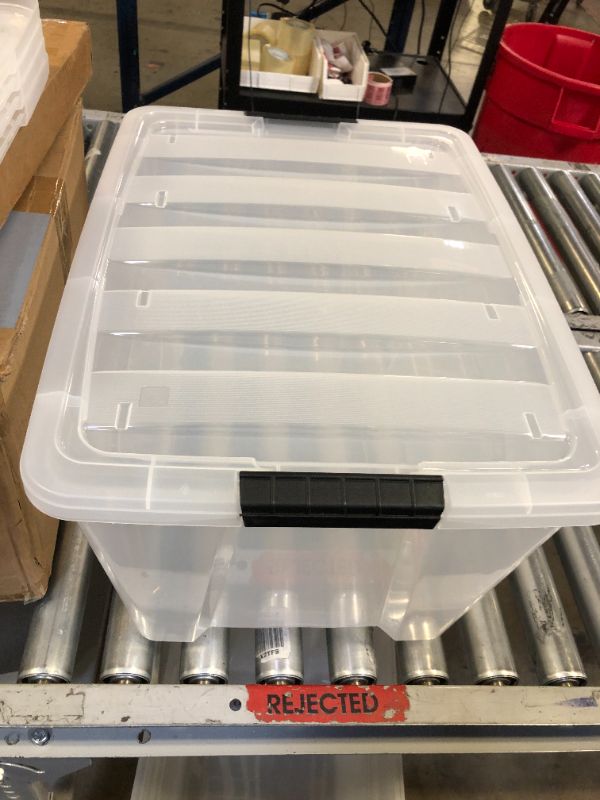 Photo 2 of  54 Qt Stackable Plastic Storage Bin