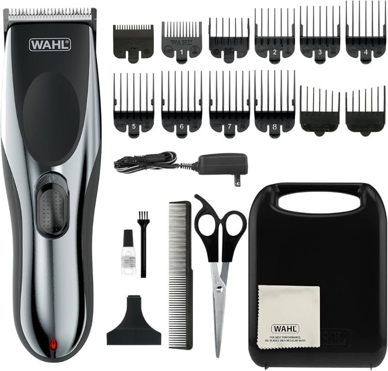 Photo 1 of Wahl Clipper Lithium Ion Cordless Haircutting & Trimming Combo Kit (79600-2101)