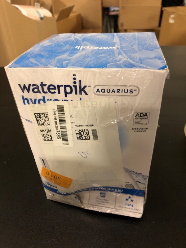 Photo 2 of Waterpik Aquarius Water Flosser Professional For Teeth, Gums, Braces, Dental Care, Electric Power With 10 Settings, 7 Tips For Multiple Users And Needs, ADA Accepted, White WP-660, Packaging May Vary White Aquarius