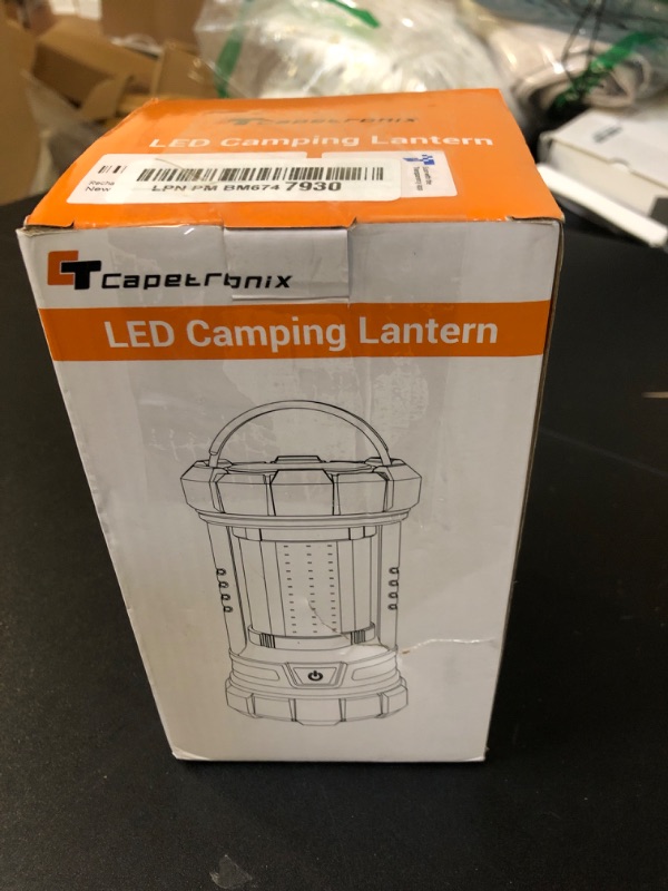 Photo 3 of CT CAPETRONIX Camping Lantern, 3200LM Bright Camping Light, 4600mAh Rechargeable LED Lantern for Power Outages, 5 Light Modes Lantern Camping Lamp for Fishing/Hurricane/Emergency, Camping Must Haves