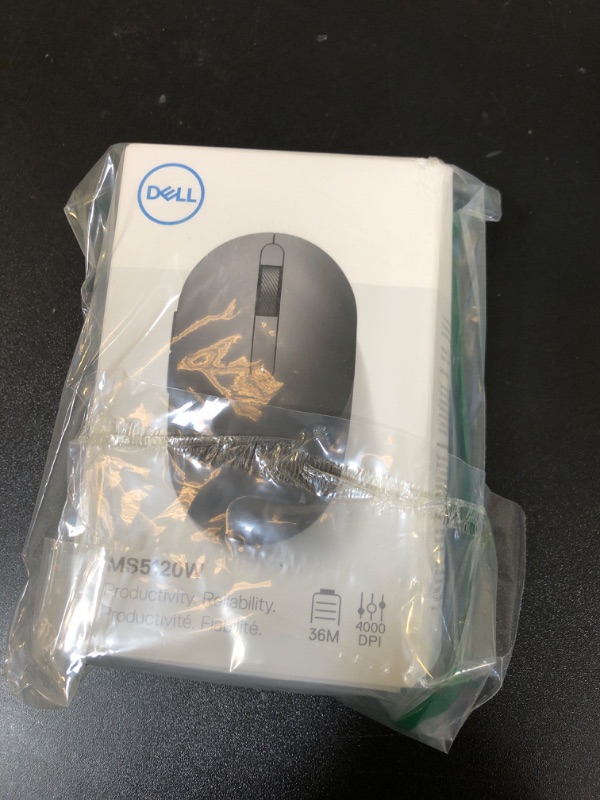 Photo 2 of Dell MS5120W Wireless Computer Mouse - with Bluetooth Connection with Long Life Battery (Black)