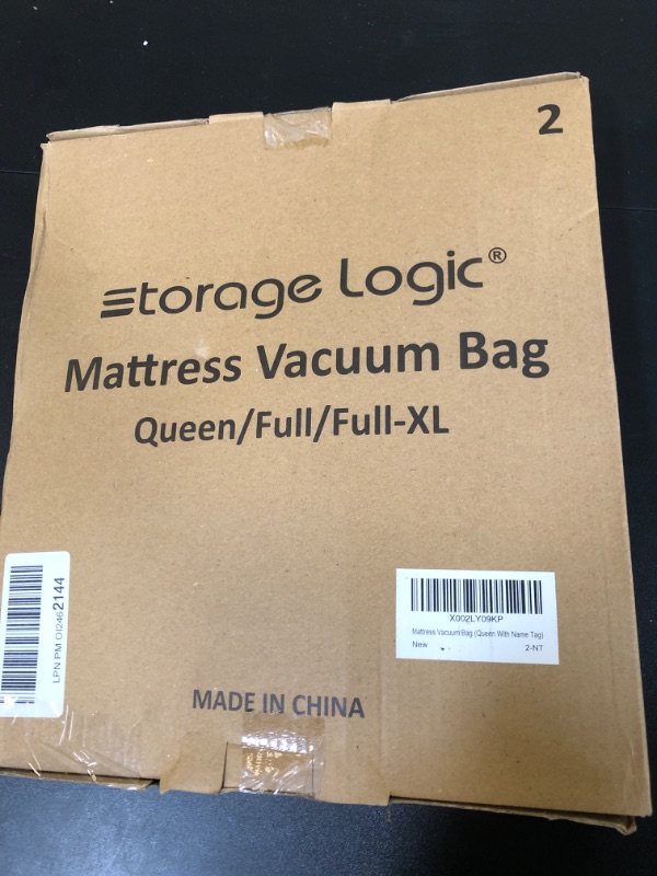 Photo 2 of (Queen/Full/Full-XL) Mattress Vacuum Bag for Memory Foam Mattresses