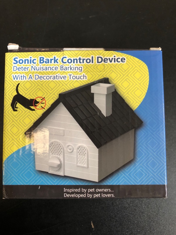 Photo 3 of Anti Bark Device for Dogs Indoor,Dog Bark Deterrent Devices,Bark Box for Barking Dogs,Barking Dog Silencer,50 Ft Barking Dog Silencer,Safe for Dogs and Humans,Indoor and Outdoor Use (Black and White)