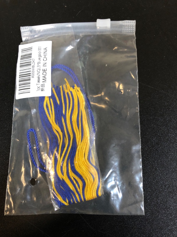 Photo 2 of 2024 Graduation Tassel,Class of 2024 Tassel Graduation,2024 Cap Tassel for Graduation Cap,Charm Ceremonies Accessories for Graduates,Graduation Gown Decoration Tassel Cord for Graduation Blue and Gold