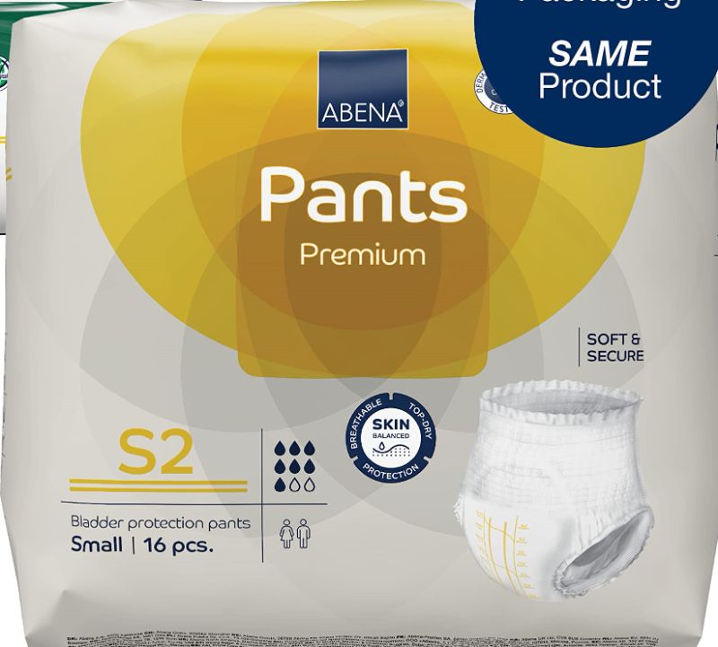 Photo 1 of Abena Pants, Premium Protective Underwear, Level 2, (Small To Extra Large), Small, 16 Count