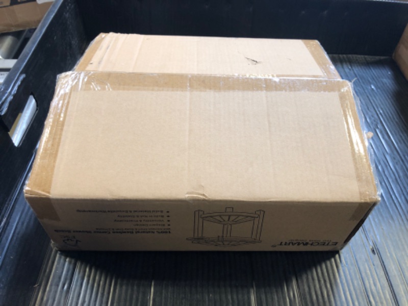 Photo 1 of ETECHMART Bamboo Shower Stool for Inside Shower, Waterproof Shower Bench, Shower Stool for Shaving Legs for Indoor or Outdoor Use, Bamboo