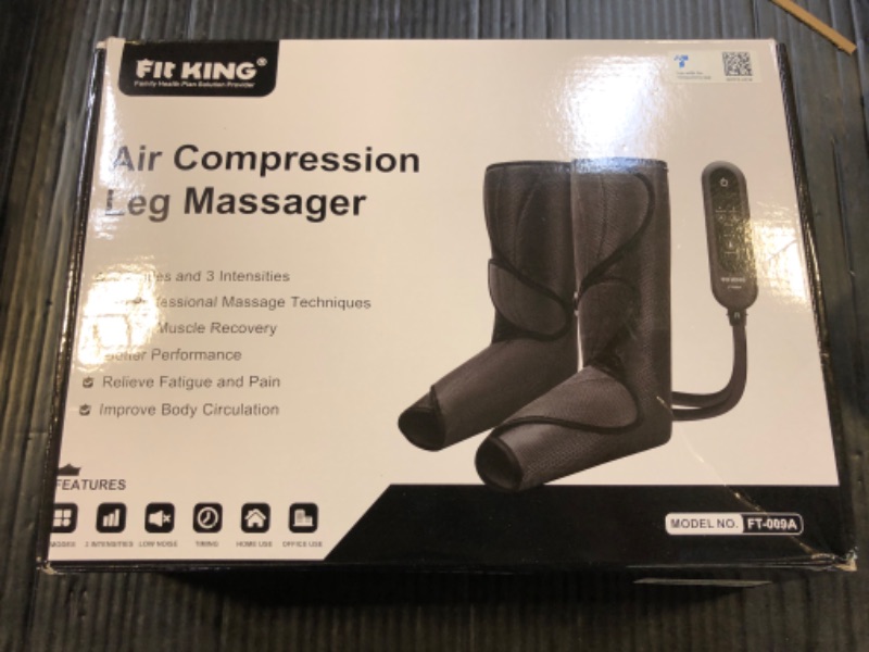 Photo 2 of Fit King Leg Air Massager for Circulation and Relaxation Foot and Calf Massage