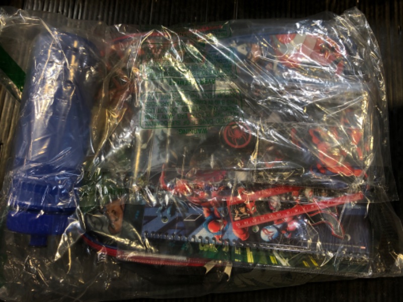 Photo 1 of Marvel Avengers Backpack with Lunch Box Set ~ 16" Avengers School Bag, Avengers Lunch Bag, Stickers, Notebook, More (Spiderman School Supplies Bundle)