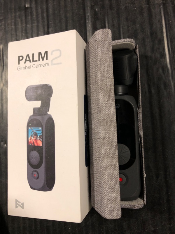 Photo 2 of FIMI Palm 2 Gimbal Camera, 128° 4K UHD Ultra Wide Angle Lens, 3-axis Gimbal Stabilization, 308 Mins Work Time, Noise-canceling MIC Upgraded Sensor