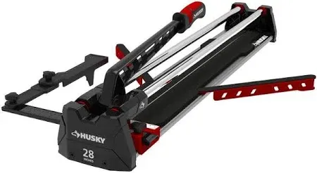 Photo 1 of Husky
28 in. Tile Cutter with Tungsten Carbide Blade and Adjustable Gauge