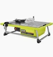 Photo 1 of Ryobi 4.8 -Amps 7 in. Blade Corded Tabletop Wet Tile Saw
