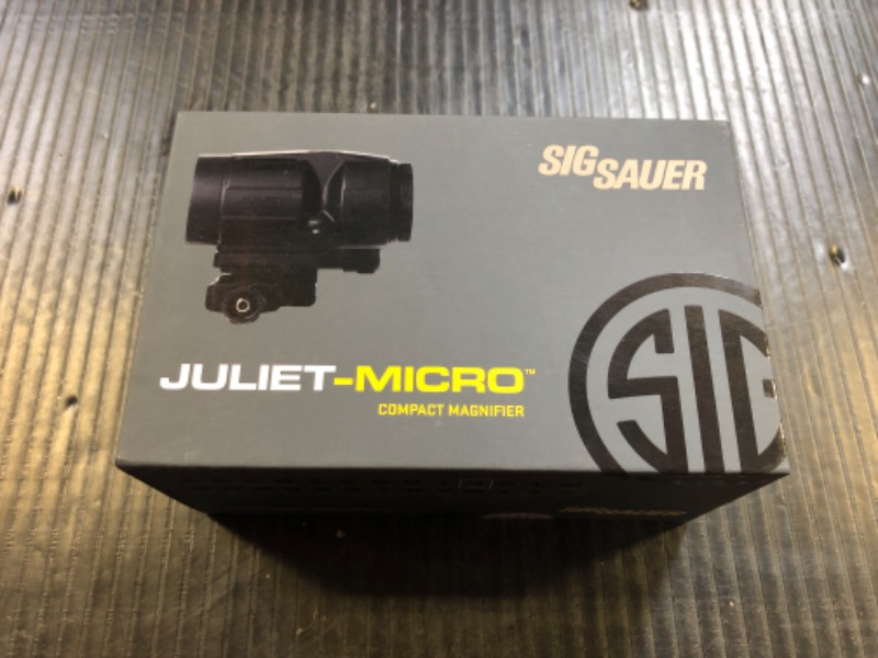 Photo 2 of Sig Sauer JULIET5-MICRO 5x24mm Magnifier | Compact Durable Lightweight Fogproof Waterproof M1913 Picatinny Red Dot Sight Magnifier