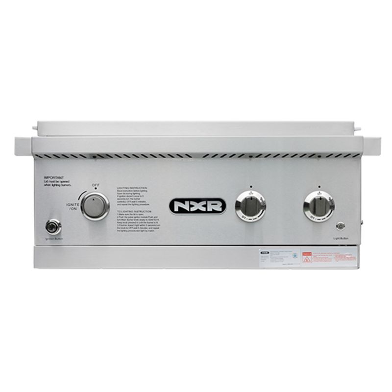 Photo 1 of 26.5 in. 3-Burner Built-in Gas Grill in Stainless Steel with Infrared and Rotisserie Burner
