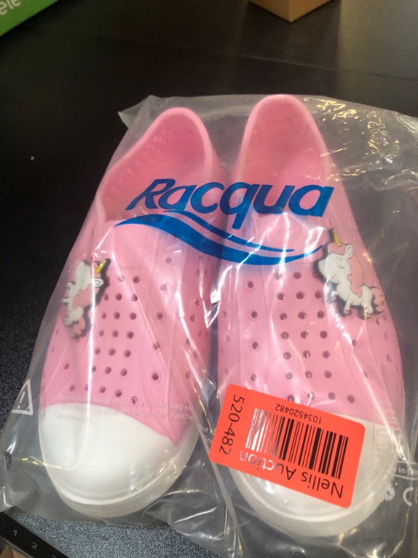 Photo 2 of Racqua Slip-On Breathable Toddler Water Socks Water Shoes Beach Swim Sea Pool Shoes Lightweight Outdoor Shoes Kids Indoor Quick Dry Shoes for Boys and Girls Unicorn 4