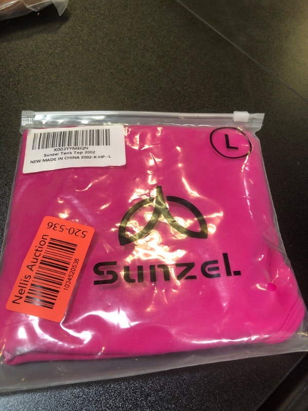 Photo 2 of Sunzel Square Neck Tank Tops for Women, Sexy Going Out Top Crop Camis Sleeveless Workout Fitness Summer Basic Tight T Shirts Hot Pink Large