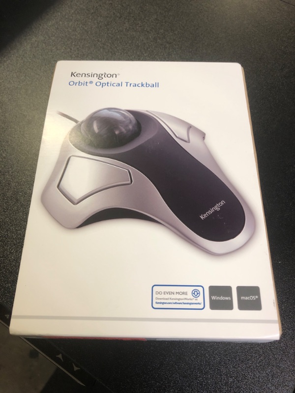 Photo 2 of Kensington Orbit Trackball Mouse (K64327F), Silver/Black