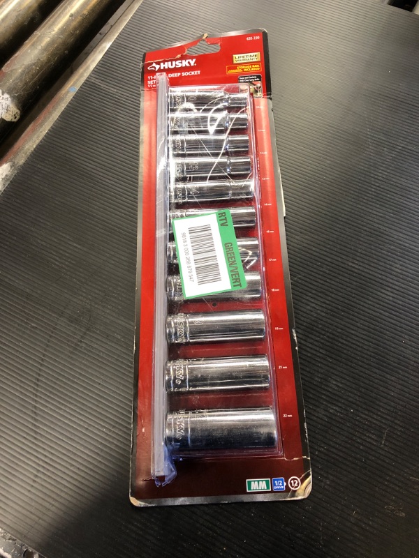 Photo 2 of 1/2 in. Drive Metric Deep Socket Set (11-Piece)