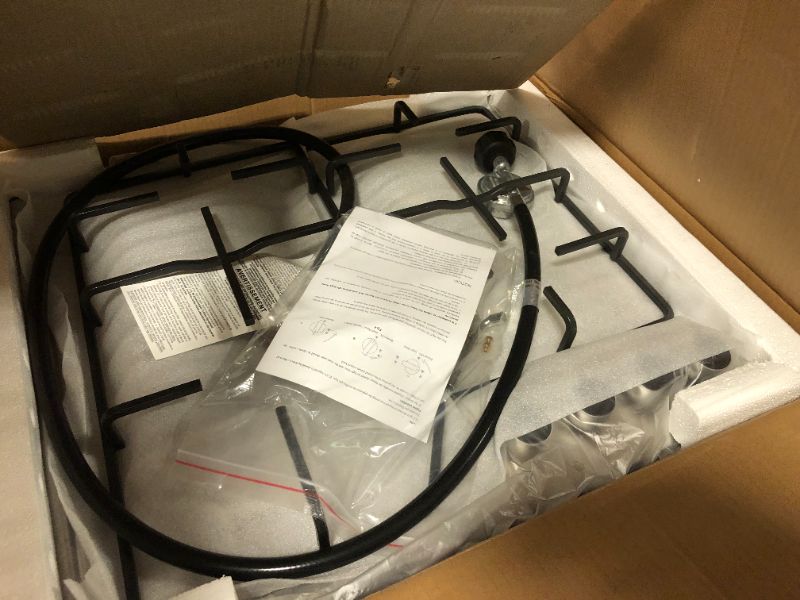 Photo 1 of 22?x20? Built in Gas Cooktop 4 Burners Stainless Steel Stove with NG/LPG Conversion Kit Thermocouple Protection and Easy to Clean (20Wx22L)
