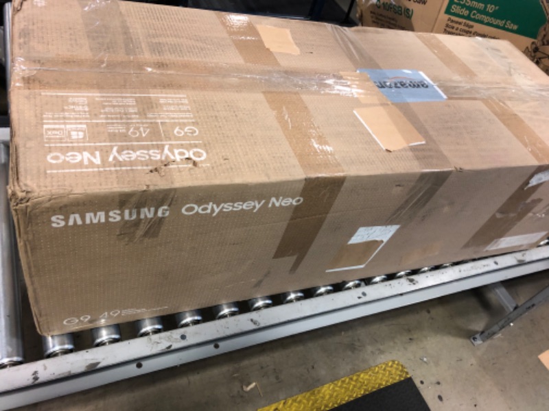 Photo 3 of SAMSUNG 49" Odyssey Neo G9 Series G95NA 4K UHD Curved Gaming Monitor, 240Hz, 1ms, Mini LED Display, G-Sync and FreeSync Premium Pro, LS49AG952NNXZA, White & Black