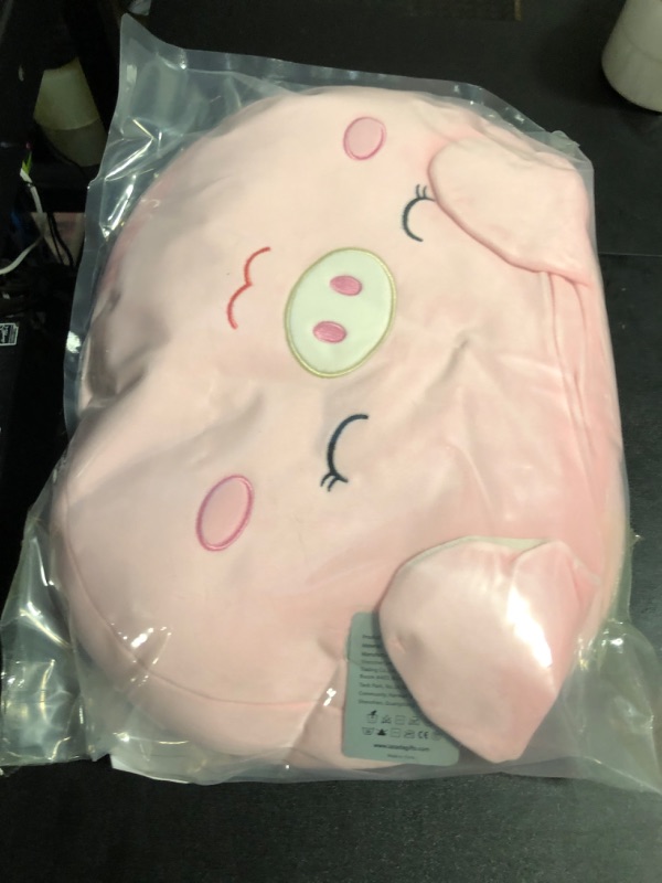 Photo 2 of Lazada Pig Pillow Plush Toys Soft Toy Girls Gifts for Toddler Pink 15 Inches