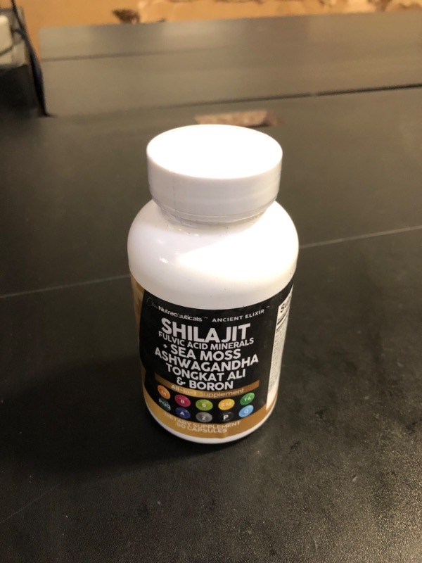 Photo 2 of Clean Nutraceuticals Shilajit Supplement 10,000mg with Sea Moss 6000mg, Ashwagan EXP 6/2026
