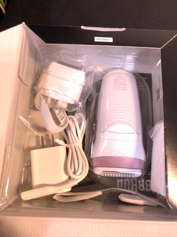 Photo 2 of Braun Epilator Silk-épil 9 9-720, Hair Removal Device, Epilator for Women, Wet/Dry, Waterproof, 3-in-1 Epilate, Shave, or Trim, Salon-Like Smooth Skin, Womens Shaver & Trimmer, Cordless, Rechargeable