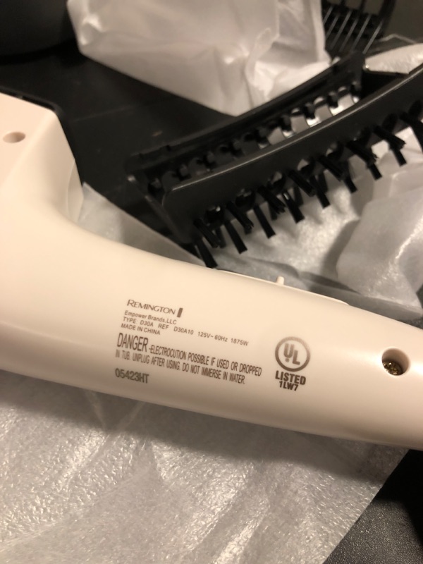 Photo 5 of REMINGTON Shea Soft Hair Dryer for Smooth and Silky Hair for Women, Diffuser Attachment & Hot Comb, 6 Speed/Heat Control Settings, Ivory