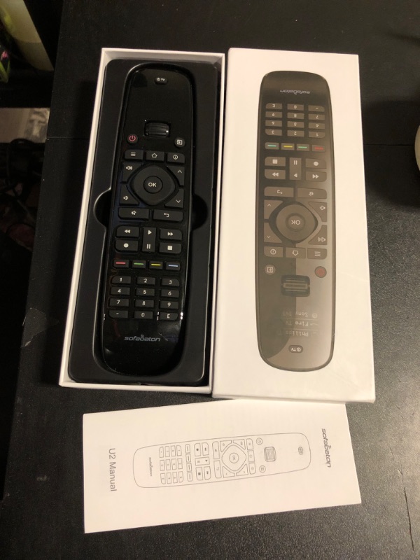 Photo 2 of SofaBaton U2 Universal Remote Control with Smart APP, All in one Remote with Macro Button for 500000+ IR & Bluetooth Devices TVs/DVD/Players/Projectors, and More