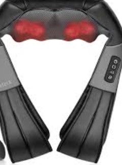 Photo 1 of Nekteck Shiatsu Neck & Back Massager w/ Heat Function 3 Speed Auto Off LMS-801
