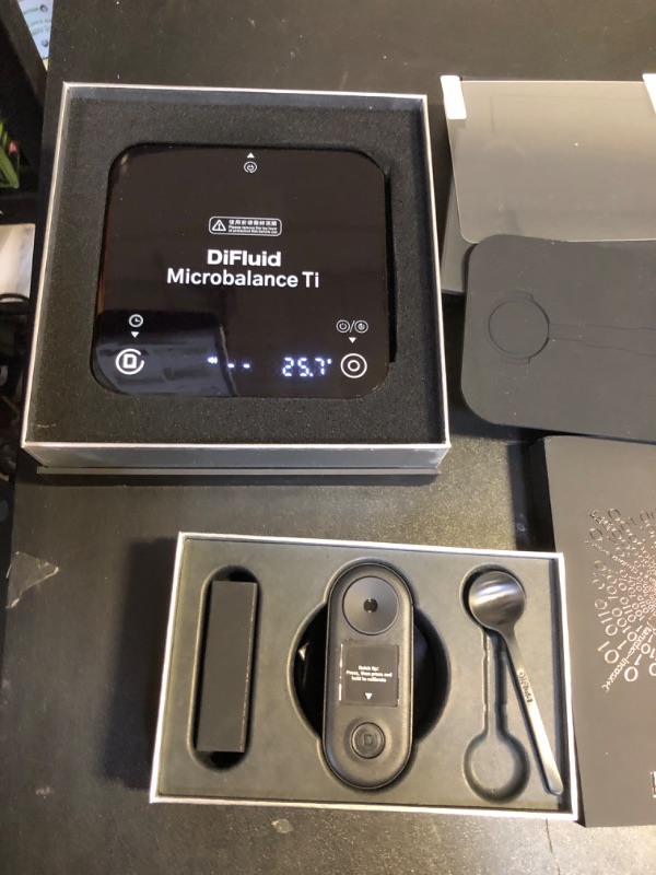 Photo 3 of R2 Extract and Microbalance Ti Brew Control System Multi-Test Modes & OTA Updates DiFluid Café APP Suitable for Pour-Over Coffee, Espresso and Other Scenarios