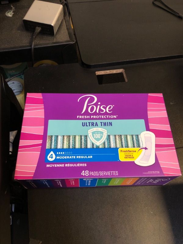 Photo 3 of Poise Ultra Thin Incontinence Pads for Women 48 CT