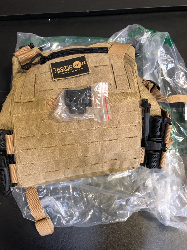 Photo 2 of Tacticon Vest Elite | Combat Veteran Owned Company | Tactical Vest for Men | Lightweight Adjustable 500D Vests with Laser Cut MOLLE