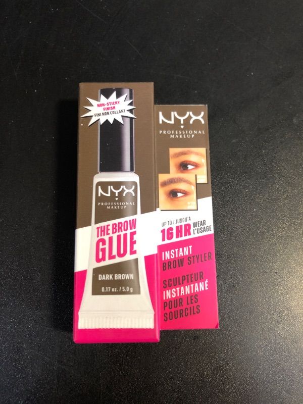 Photo 1 of NYX PROFESSIONAL MAKEUP The Brow Glue (dark brown)