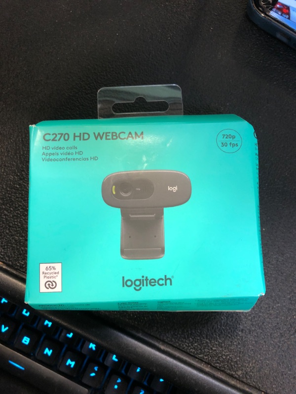 Photo 2 of Logitech C270 HD Webcam (Black)