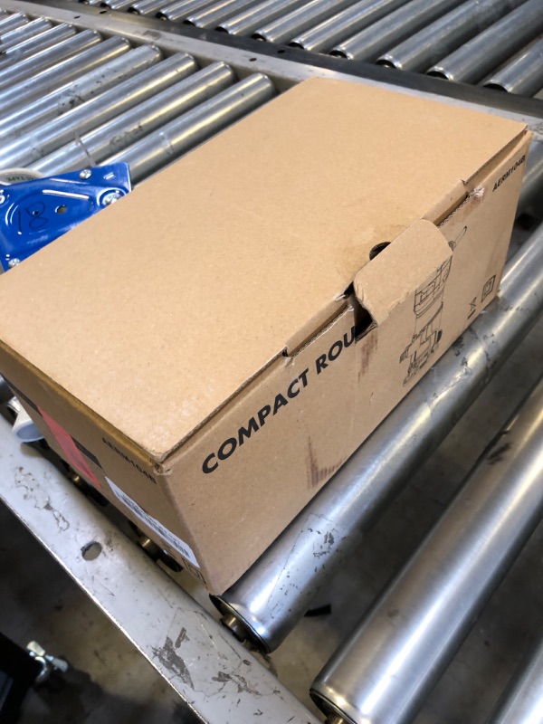 Photo 3 of AVID POWER 6.5 Amp 1.25 HP Compact Router Tools for Woodworking, Fixed Base Wood Router with Trim Router Bits, 6 Variable Speeds, Edge Guide, Roller Guide, Dust Hood (Blue, 65mm)