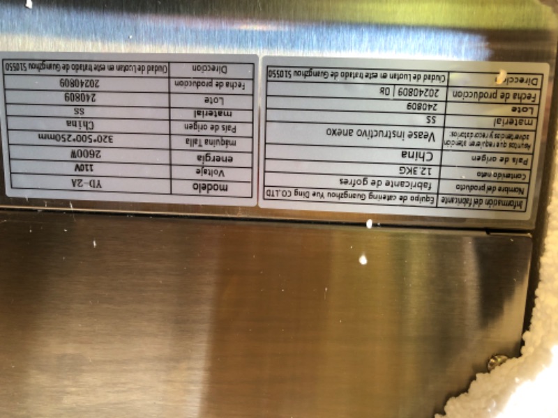 Commercial Electric Ice Cream Cone Maker Machine, 2600W 110V Waffle