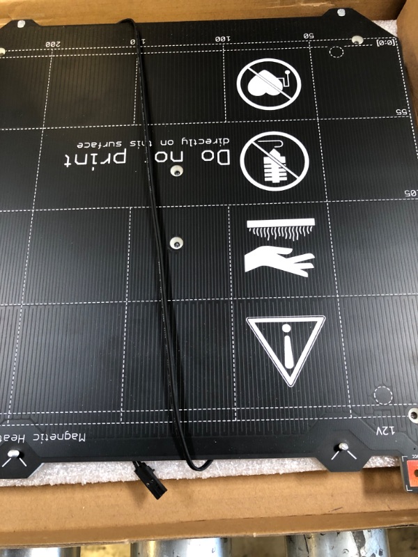 Photo 4 of 12V Y Carriage Magnetic PCB Heated Bed MK52 Heatbed Hotbed Without Magnets for Prusa i3 MK3 3D Printer, with Cables, thermistor