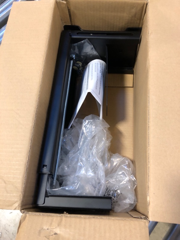 Photo 1 of WALI Under Desk Computer Mount, Adjustable Computer Case Holder PC Wall Mount with 360 Degree Swivel and Secure Lock System (PCH001), Black