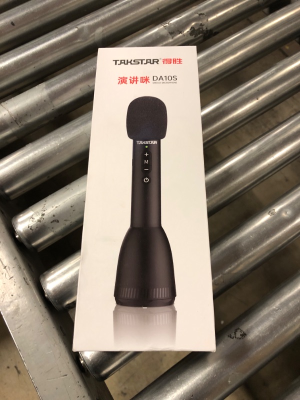 View 3 of TAKSTAR 2 in 1 Bluetooth Wireless Microphone & Voice Amplifier, 7 Kinds of Sound Effects, 10W Portable Handheld Mic Speaker for in-Person Group Karaoke Meeting Outdoor Teacher Speech Party - DA10S