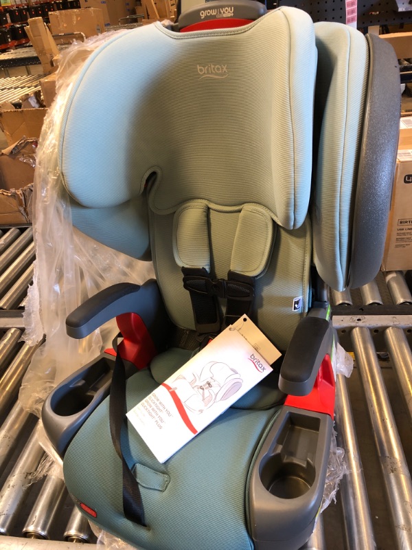 Photo 1 of Britax Grow with You ClickTight Plus Harness-2-Booster Car Seat, 2-in-1 High Back Booster, SafeWash Cover, Green Ombre