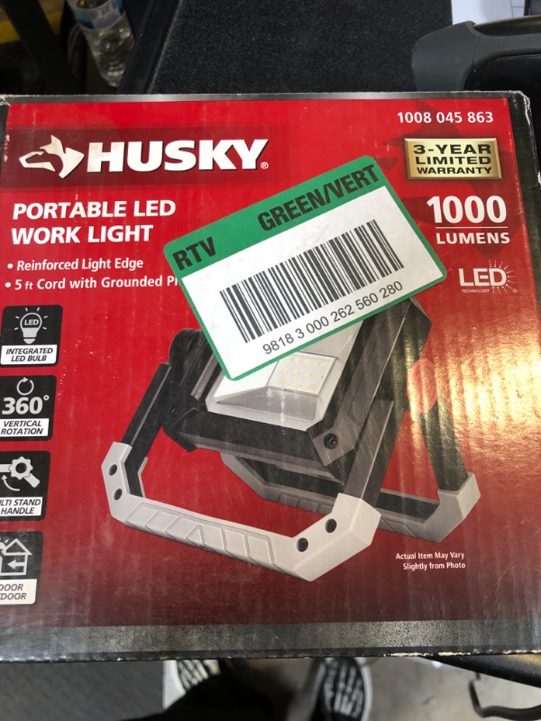 Photo 1 of 
1000 Lumens LED Portable Work Light


