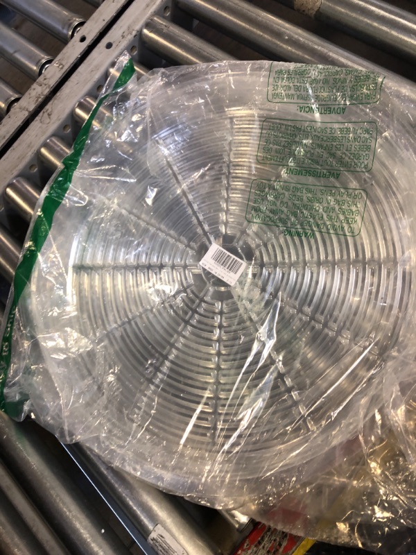 Photo 1 of 2 Pack Clear Plant Saucer Heavy Duty Sturdy Drip Trays for Indoor and Outdoor Plants