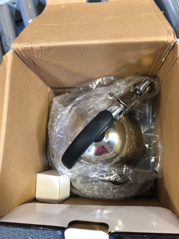 Photo 1 of Willow & Everett Whistling Tea Kettle for Stove Top - 2.75 Quart Tea Pots for Stove Top w/Stainless Steel, Mirror Finish & Strainer