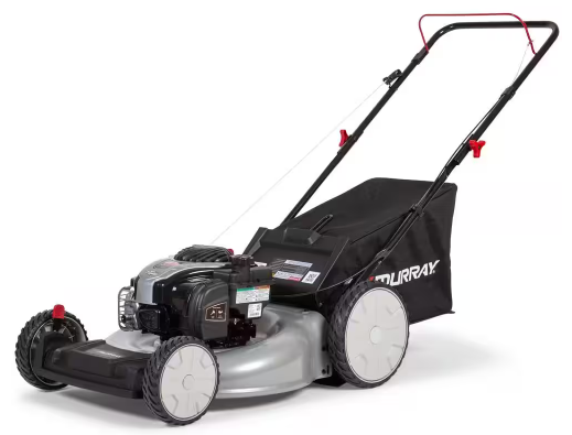 Photo 1 of Murray
21 in. 140 cc Briggs and Stratton Walk Behind Gas Push Lawn Mower with Height Adjustment and with Mulch Bag