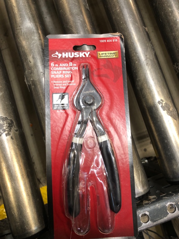 Photo 1 of  8 in. Snap Ring Pliers with Cushion Grip