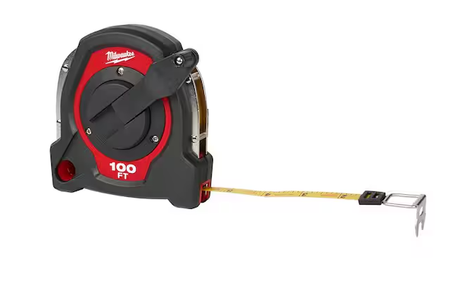 Photo 1 of 100 ft. Closed Reel Long Tape Measure
